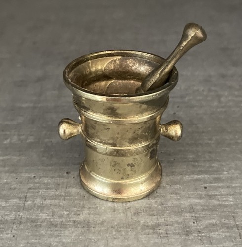 Mörser mit stößel messing - mörser,