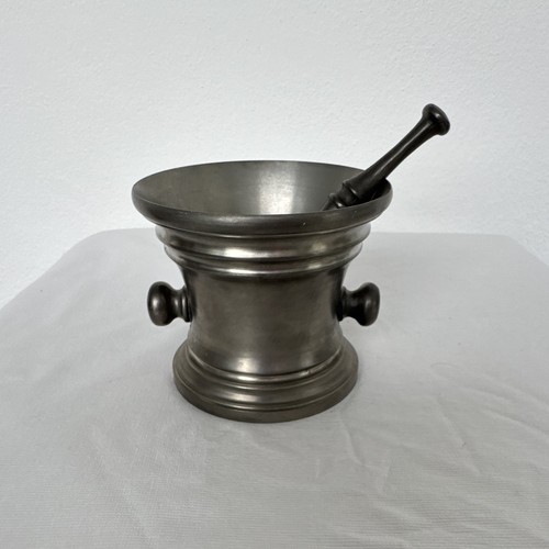 Zinn mörser mit stößel - zinn,