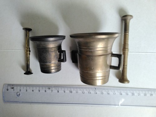 Mörser mit stösel messing - mit, 2