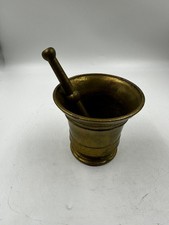 Messing Mörser mit Stössel