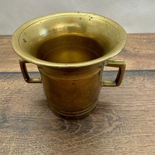 Schwerer Messing Mörser mit