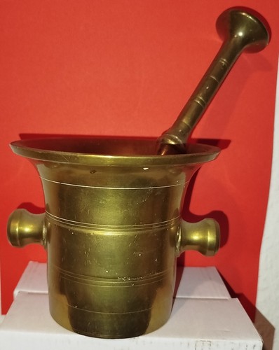 Messing mörser groß - ,
