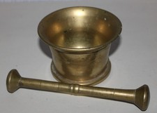 Messing - Mörser mit Stößel