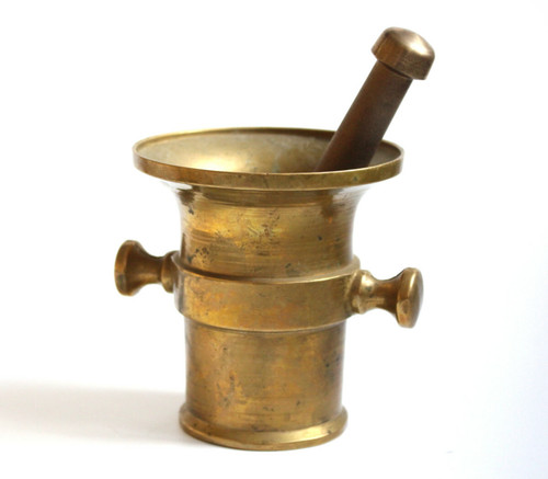 Mörser aus messing pistill - messing,