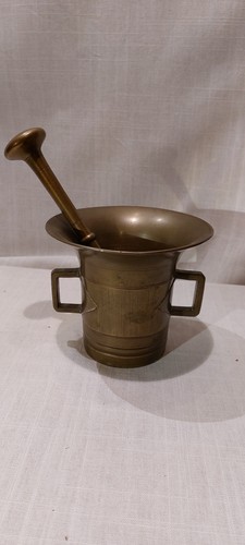 Apotheker mörser messing - mörser,