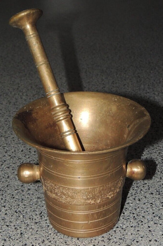 Vintage bronze mörser - bronze, ca