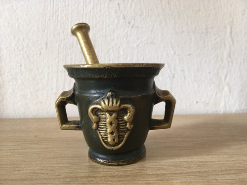 Bronze kunst mörser - kunst, mit