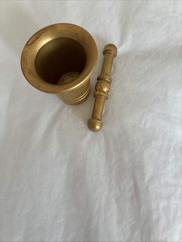 Messing mörser mit stößel - mit,