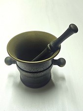 Messing Mörser Alt massiv