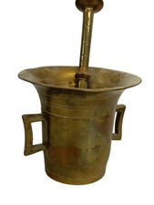 Vintage Messing Mörser mit