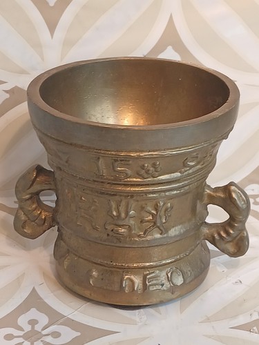 Mörser bronze oder messing - mörser,,