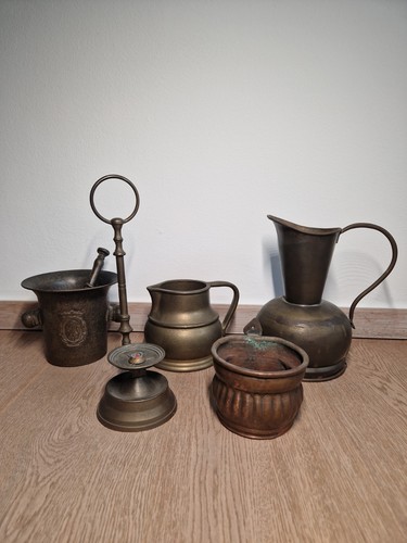 Antik set aus messing - antik-set, &