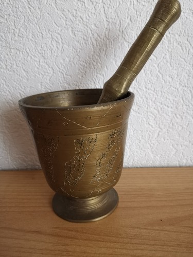 Vintage messing mörser - vintage,