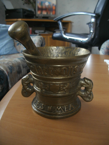 Mörser mit stößel - mörser,