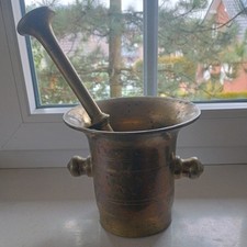 Messing / Bronze -Mörser mit
