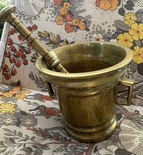 Antiker Messing Mörser mit