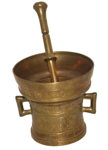 Mörser aus messing - aus,