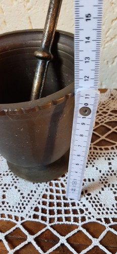 Alter schwerer messing - alter, mörser