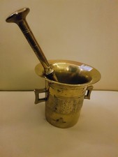Mörser mit Stößel Messing