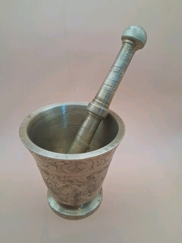 Messing mörser mit stößel - messing,