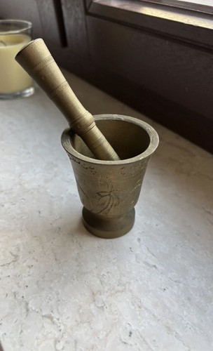 Mörser aus messing - mörser,